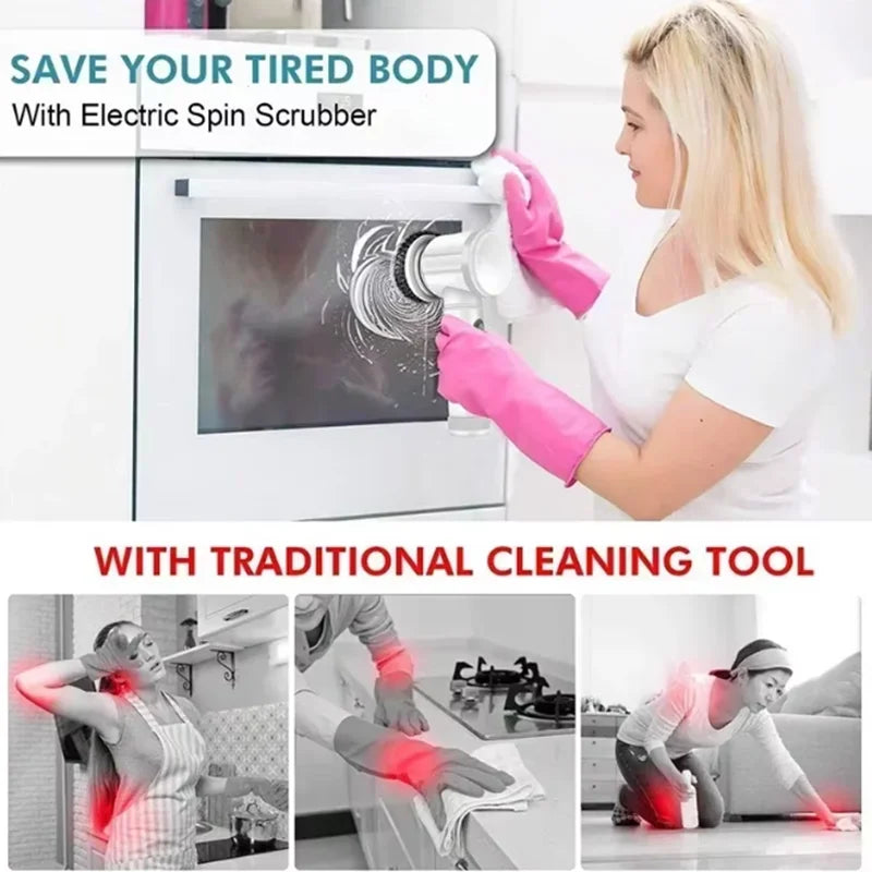 Luxury Wireless Cleaning Brush.